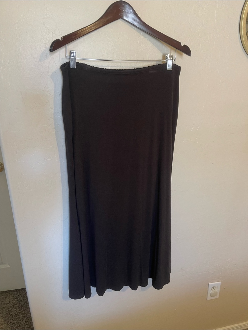 J. Jill chocolate Maxi Skirt